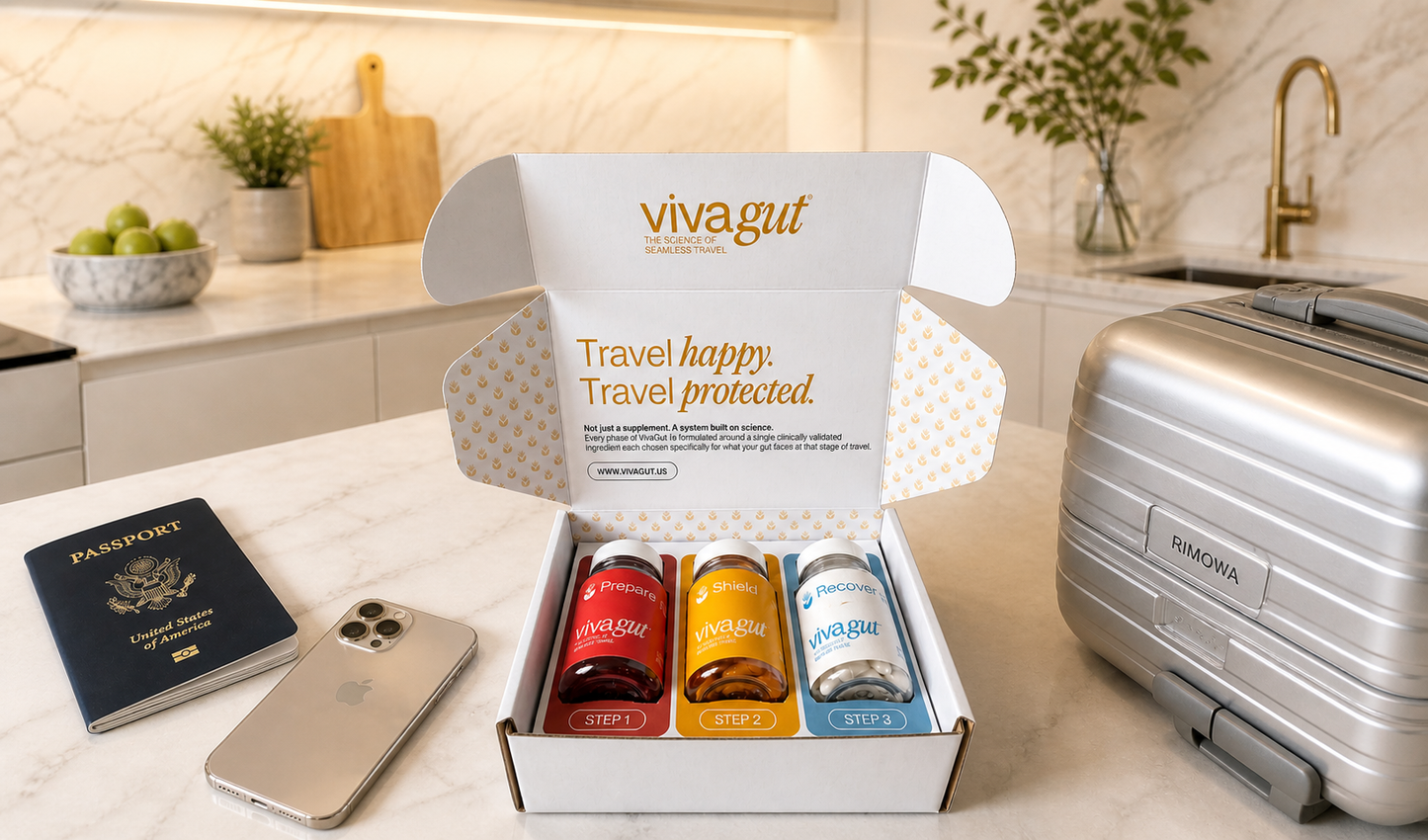 VIVAGUT System - 3-Phase Travel Gut System